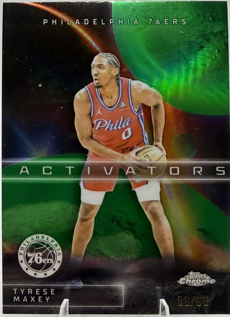 Tyrese Maxey [Green Refractor] #AC-6
