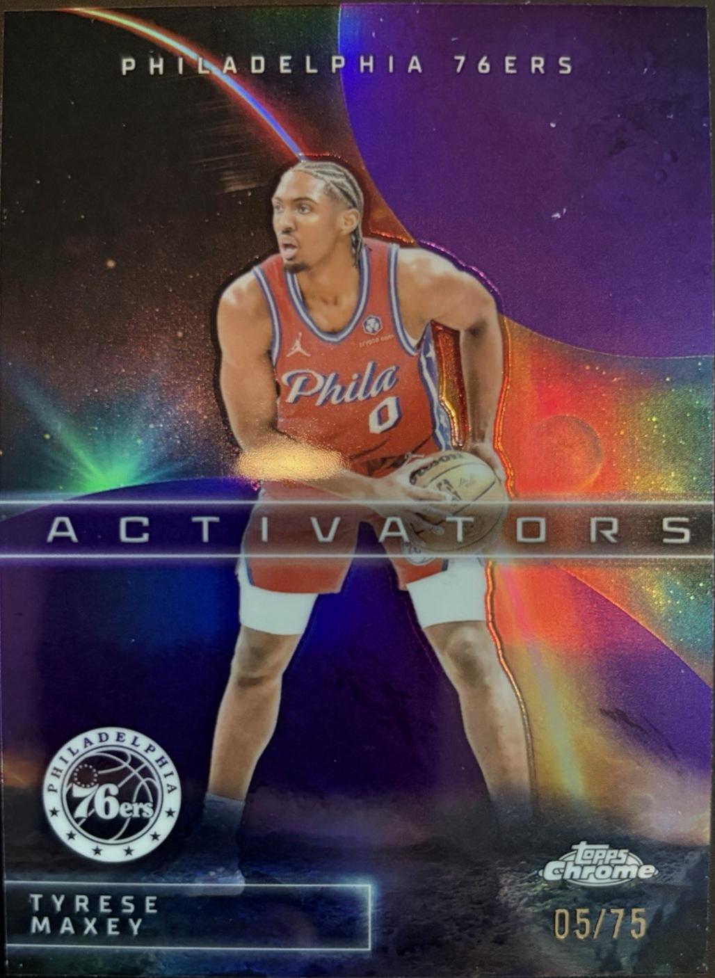 Tyrese Maxey [Purple Refractor] #AC-6