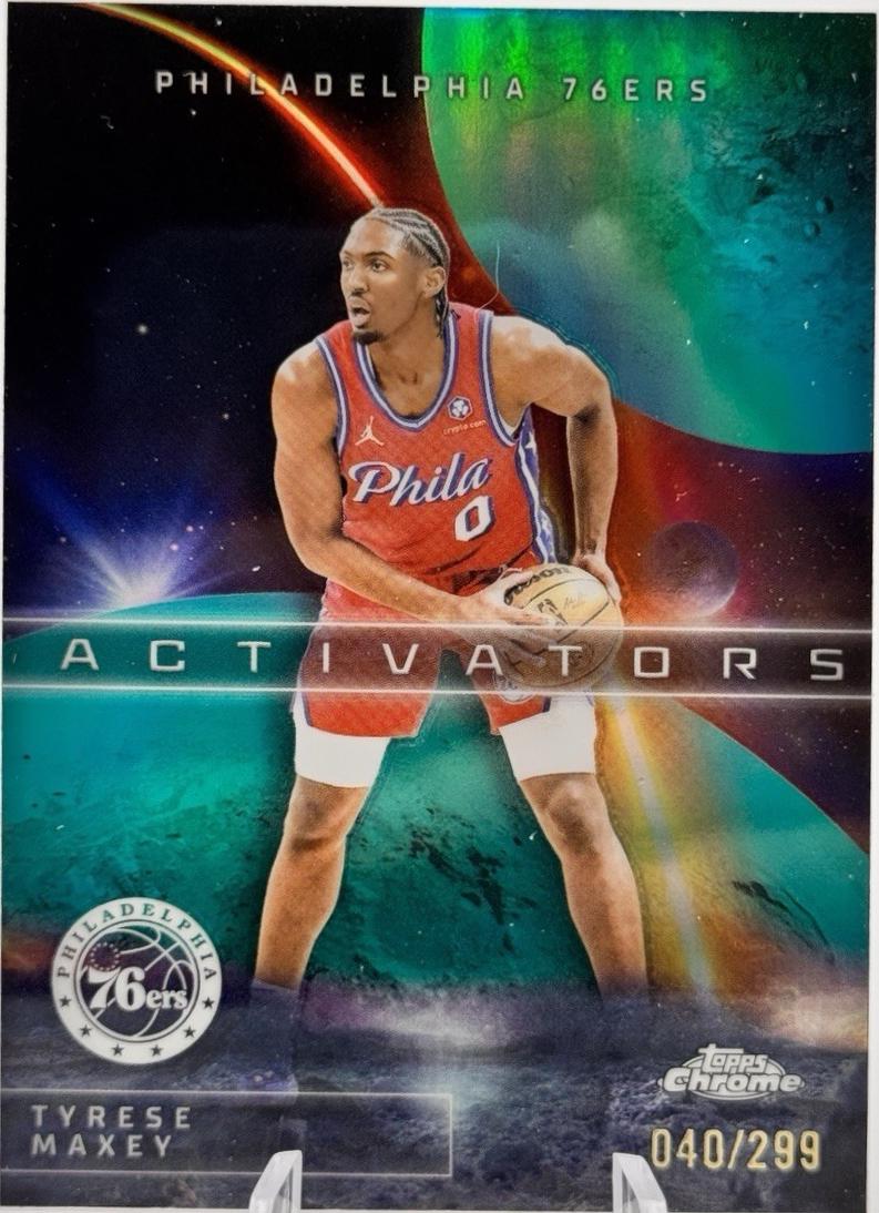 Tyrese Maxey [Teal Refractor] #AC-6