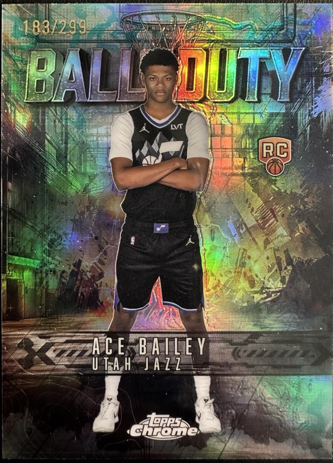 Ace Bailey [Aqua Refractor] #BD-24