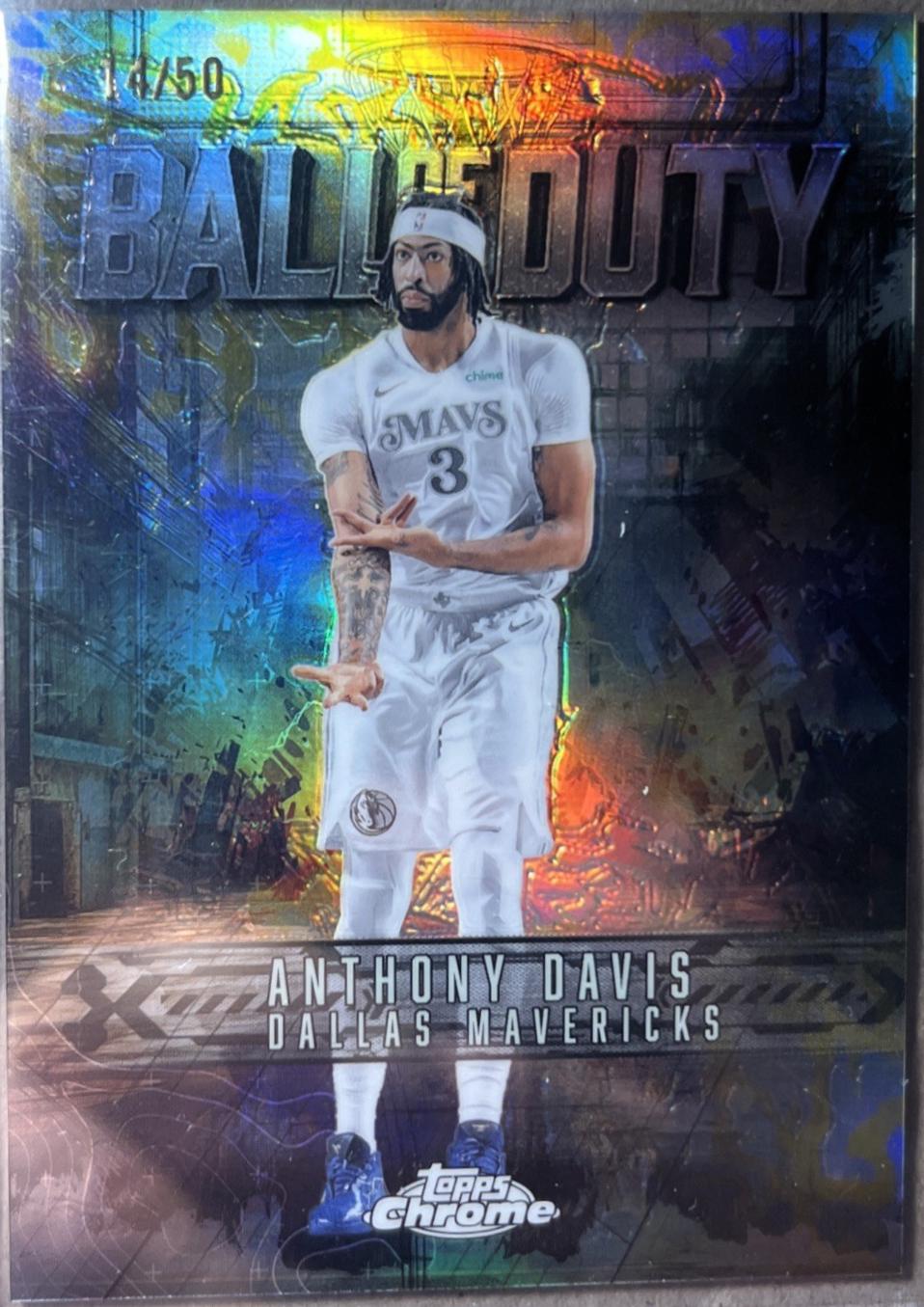 Anthony Davis [Gold Refractor] #BD-2