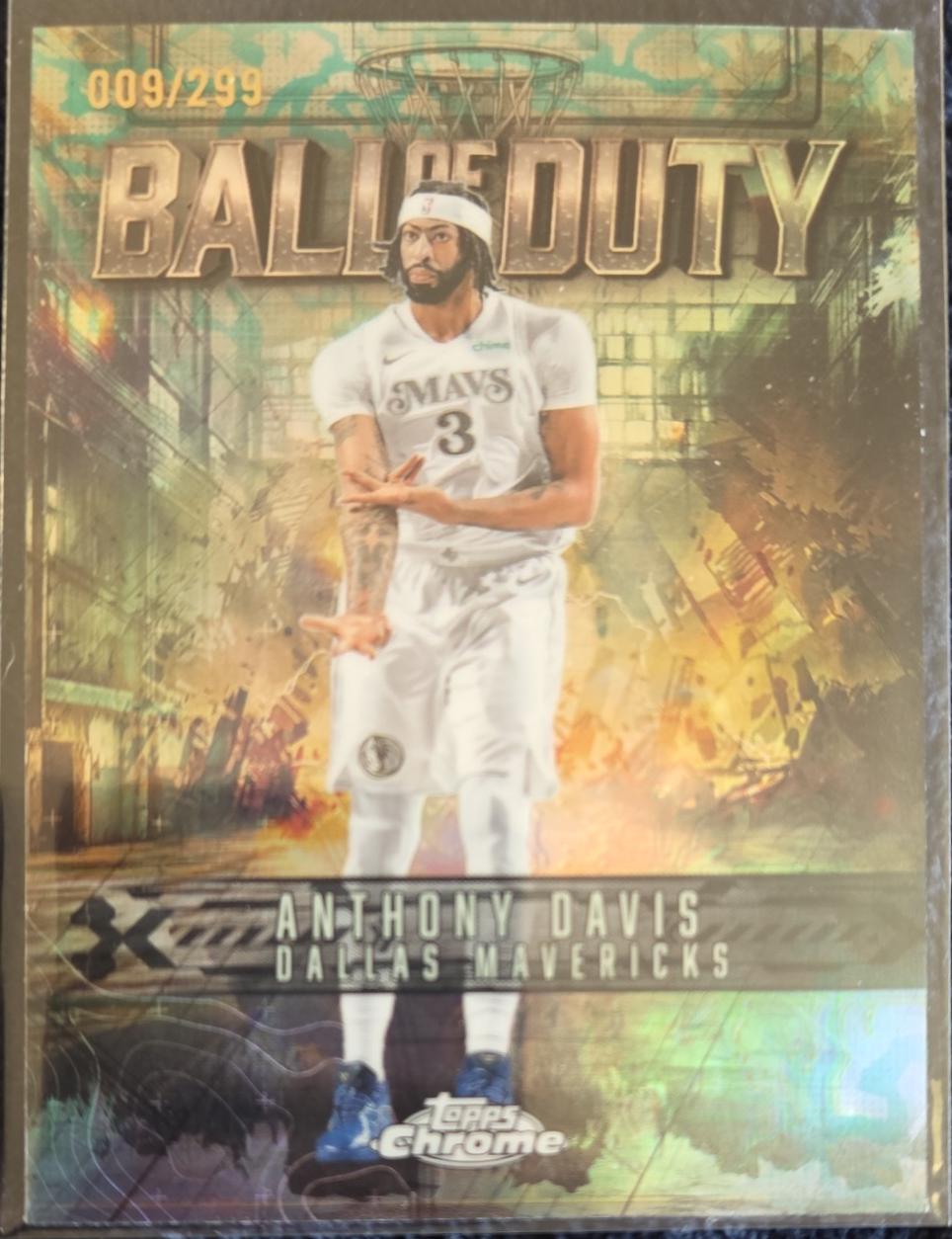 Anthony Davis [Teal Refractor] #BD-2