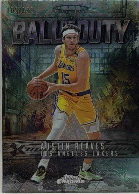 Austin Reaves [Aqua Refractor] #BD-1