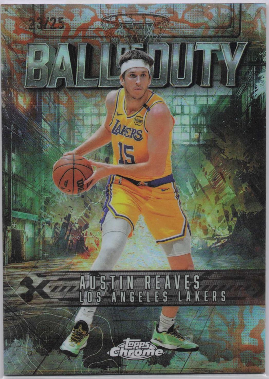 Austin Reaves [Orange Refractor] #BD-1