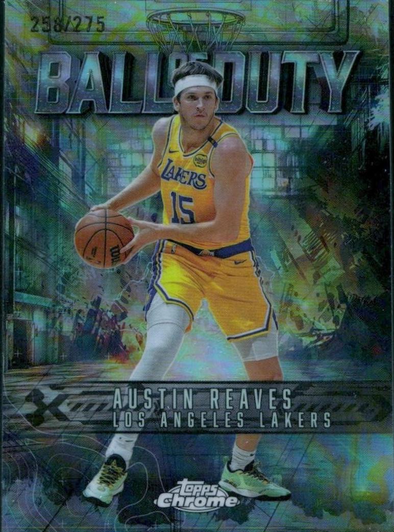 Austin Reaves [Yellow Refractor] #BD-1