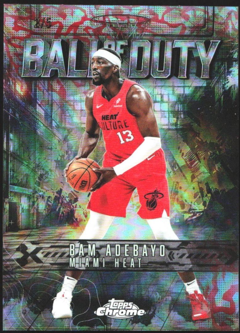 Bam Adebayo [Red Refractor] #BD-15