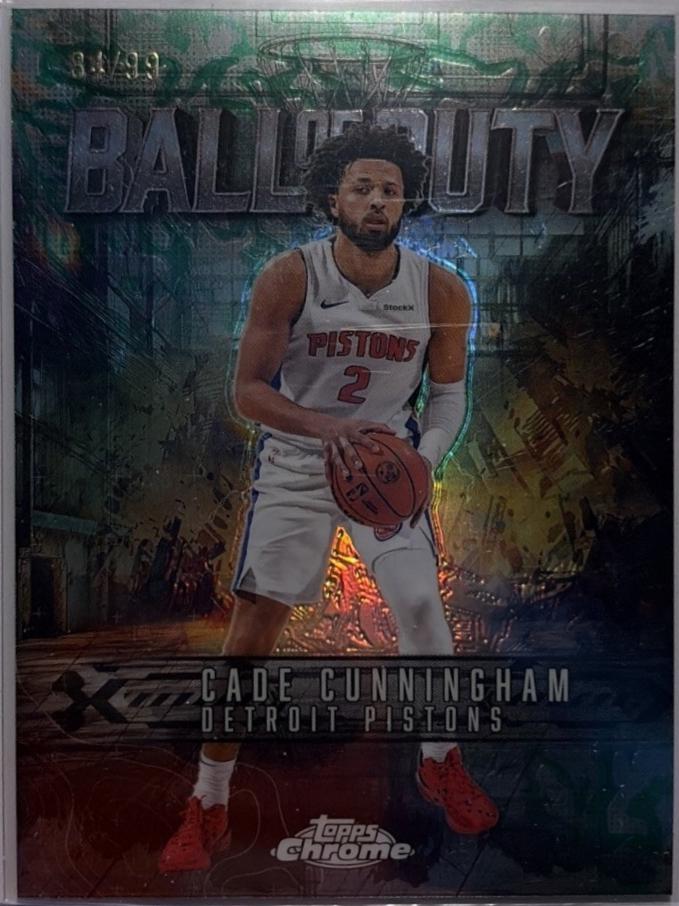 Cade Cunningham [Green Refractor] #BD-11