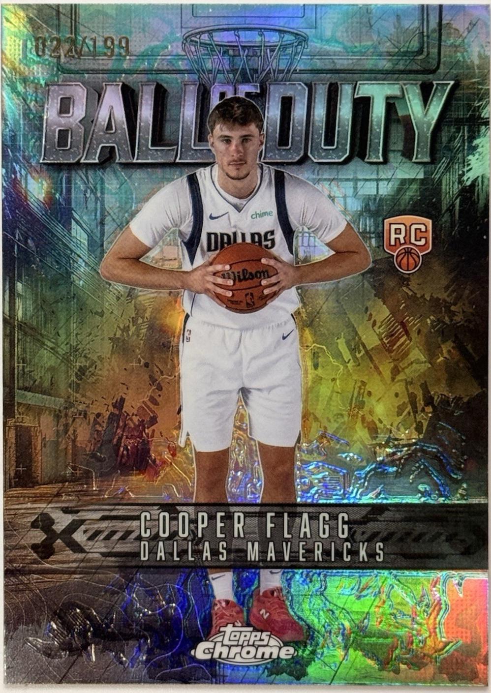 Cooper Flagg [Aqua Refractor] #BD-21