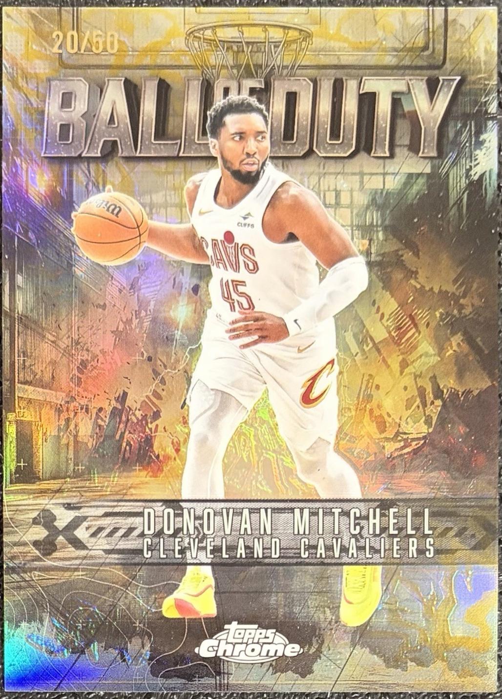Donovan Mitchell [Gold Refractor] #BD-7