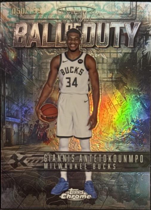 Giannis Antetokounmpo [Aqua Refractor] #BD-4