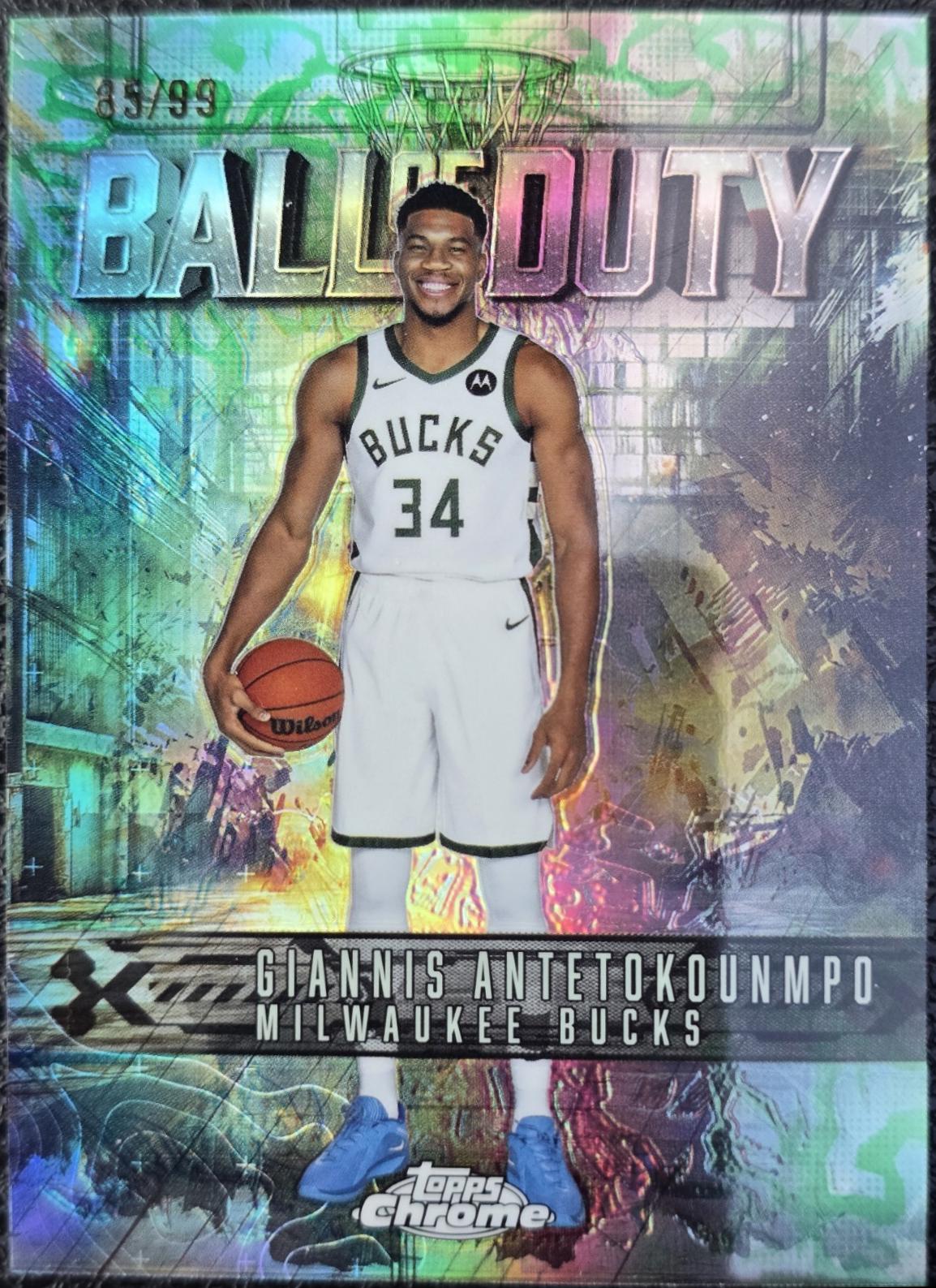 Giannis Antetokounmpo [Green Refractor] #BD-4
