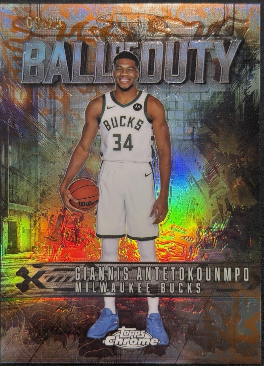 Giannis Antetokounmpo [Orange Refractor] #BD-4