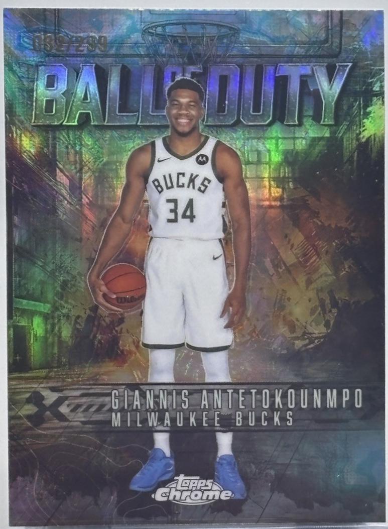 Giannis Antetokounmpo [Teal Refractor] #BD-4
