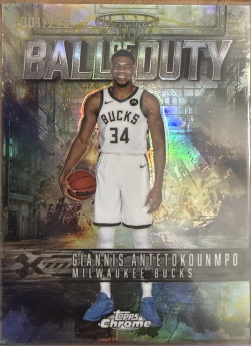 Giannis Antetokounmpo [Yellow Refractor] #BD-4