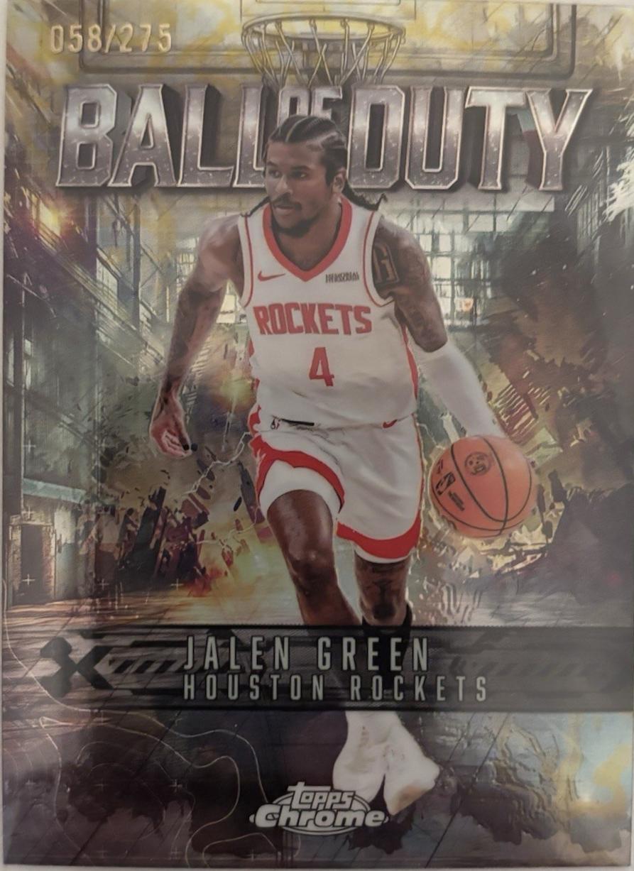 Jalen Green [Yellow Refractor] #BD-8