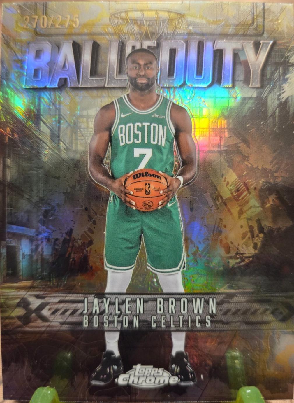 Jaylen Brown [Yellow Refractor] #BD-5