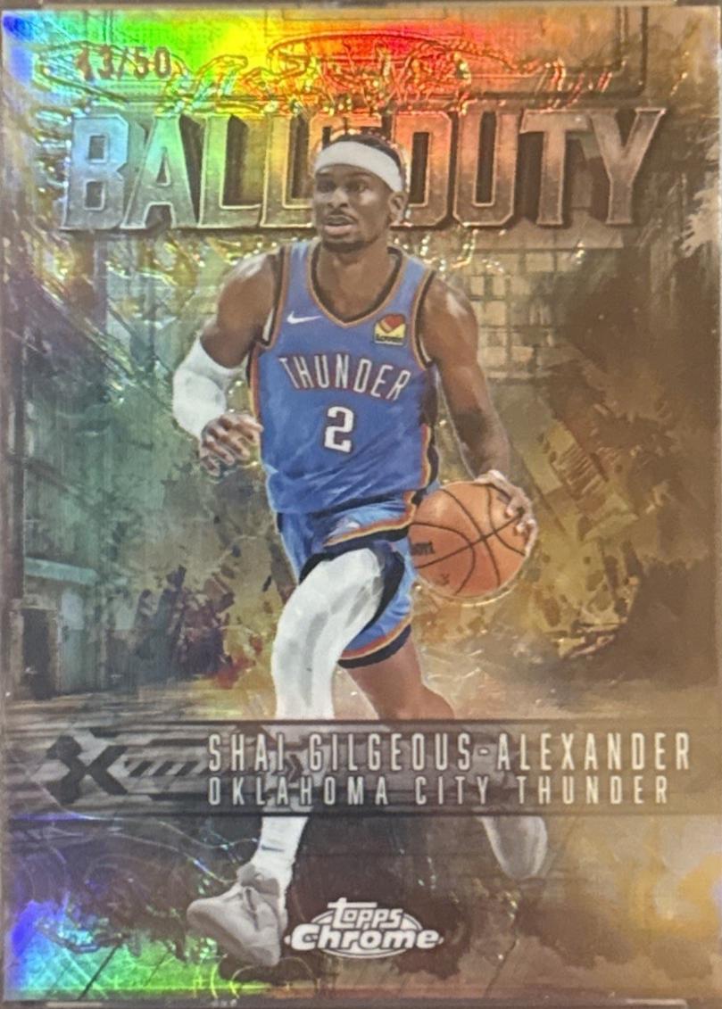 Shai Gilgeous-Alexander [Gold Refractor] #BD-6