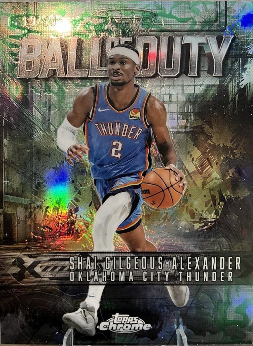 Shai Gilgeous-Alexander [Green Refractor] #BD-6