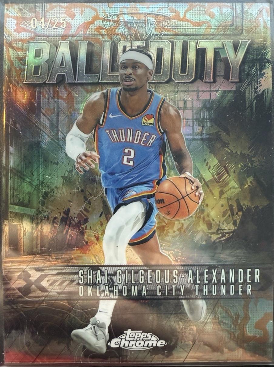 Shai Gilgeous-Alexander [Orange Refractor] #BD-6
