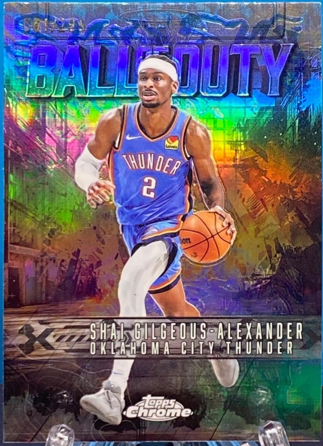Shai Gilgeous-Alexander [Teal Refractor] #BD-6