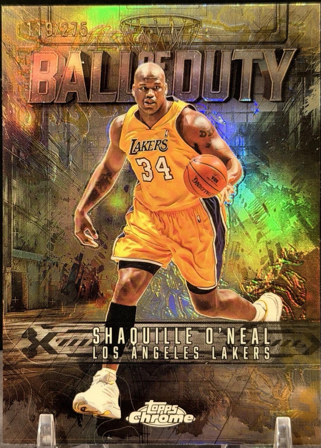 Shaquille O'Neal [Yellow Refractor] #BD-18