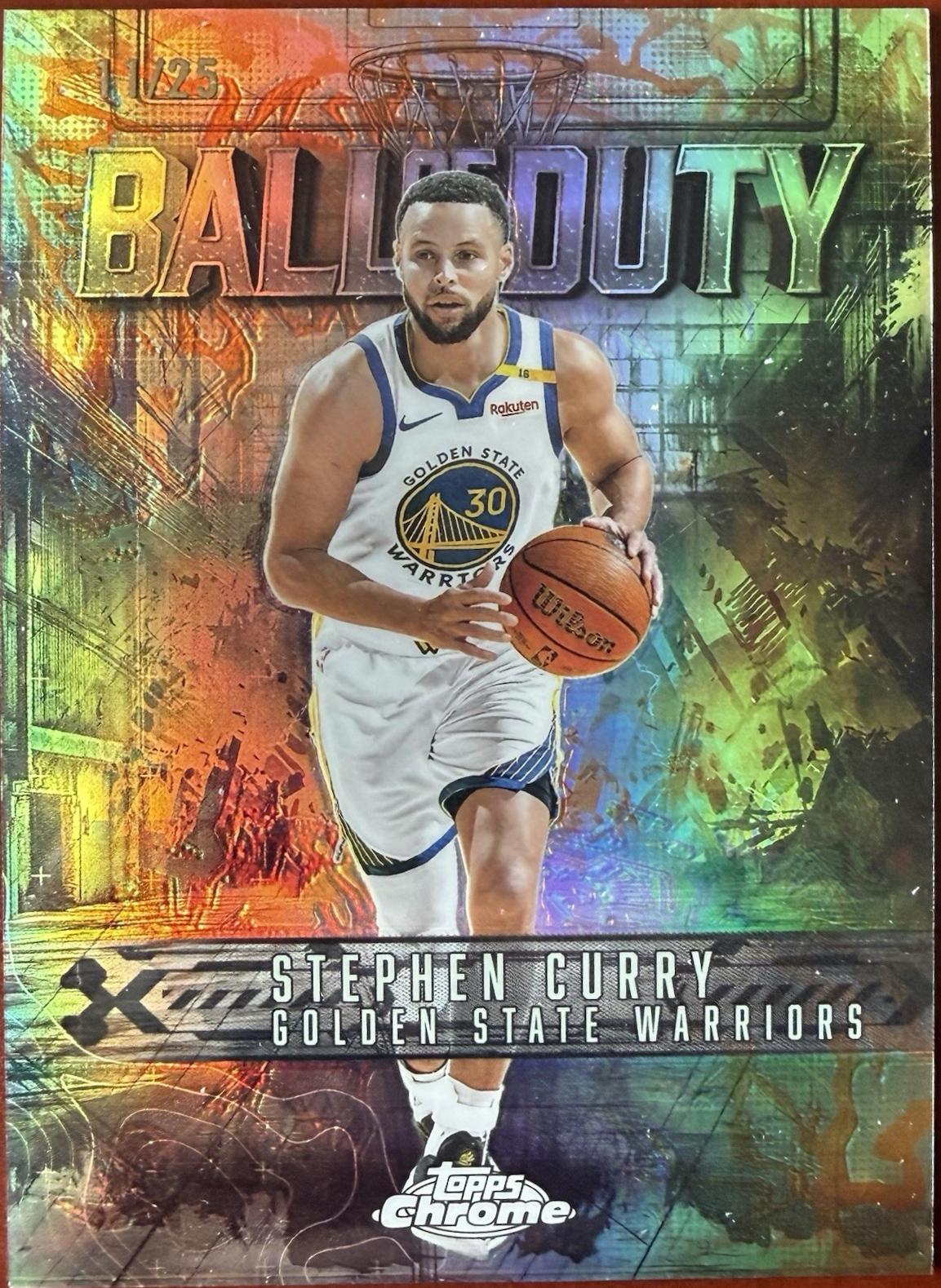 Stephen Curry [Orange Refractor] #BD-9
