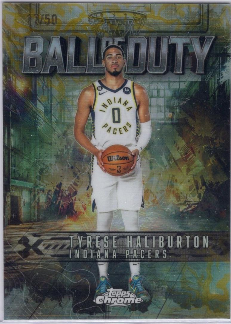 Tyrese Haliburton [Gold Refractor] #BD-12