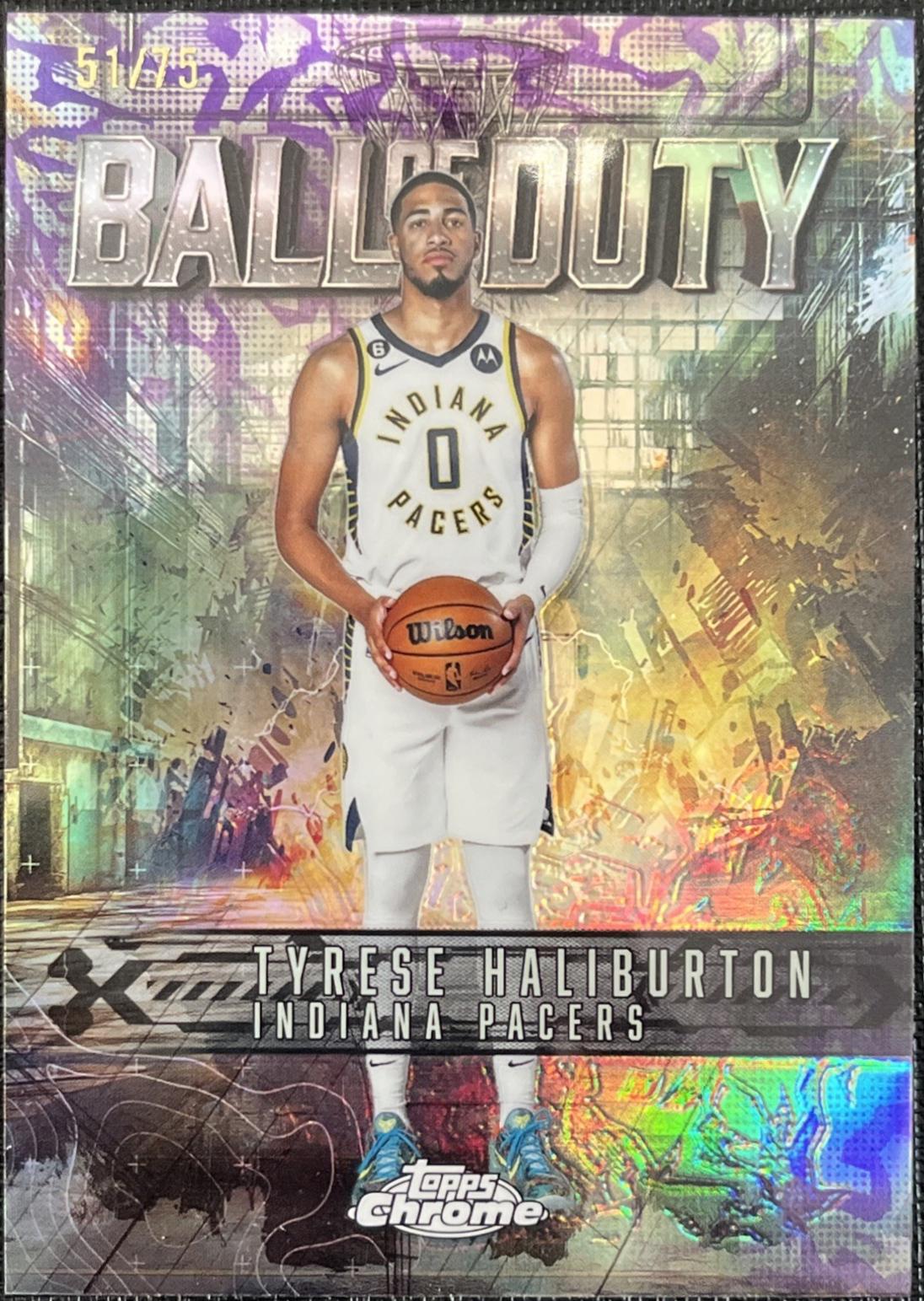 Tyrese Haliburton [Purple Refractor] #BD-12