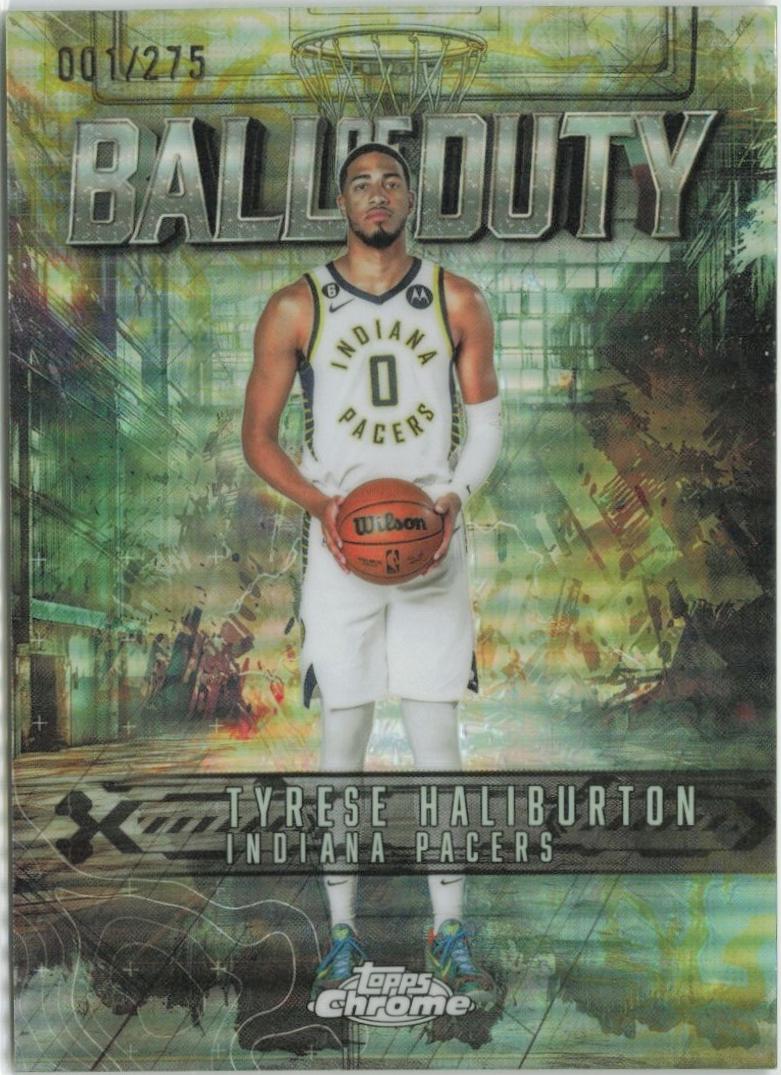 Tyrese Haliburton [Yellow Refractor] #BD-12