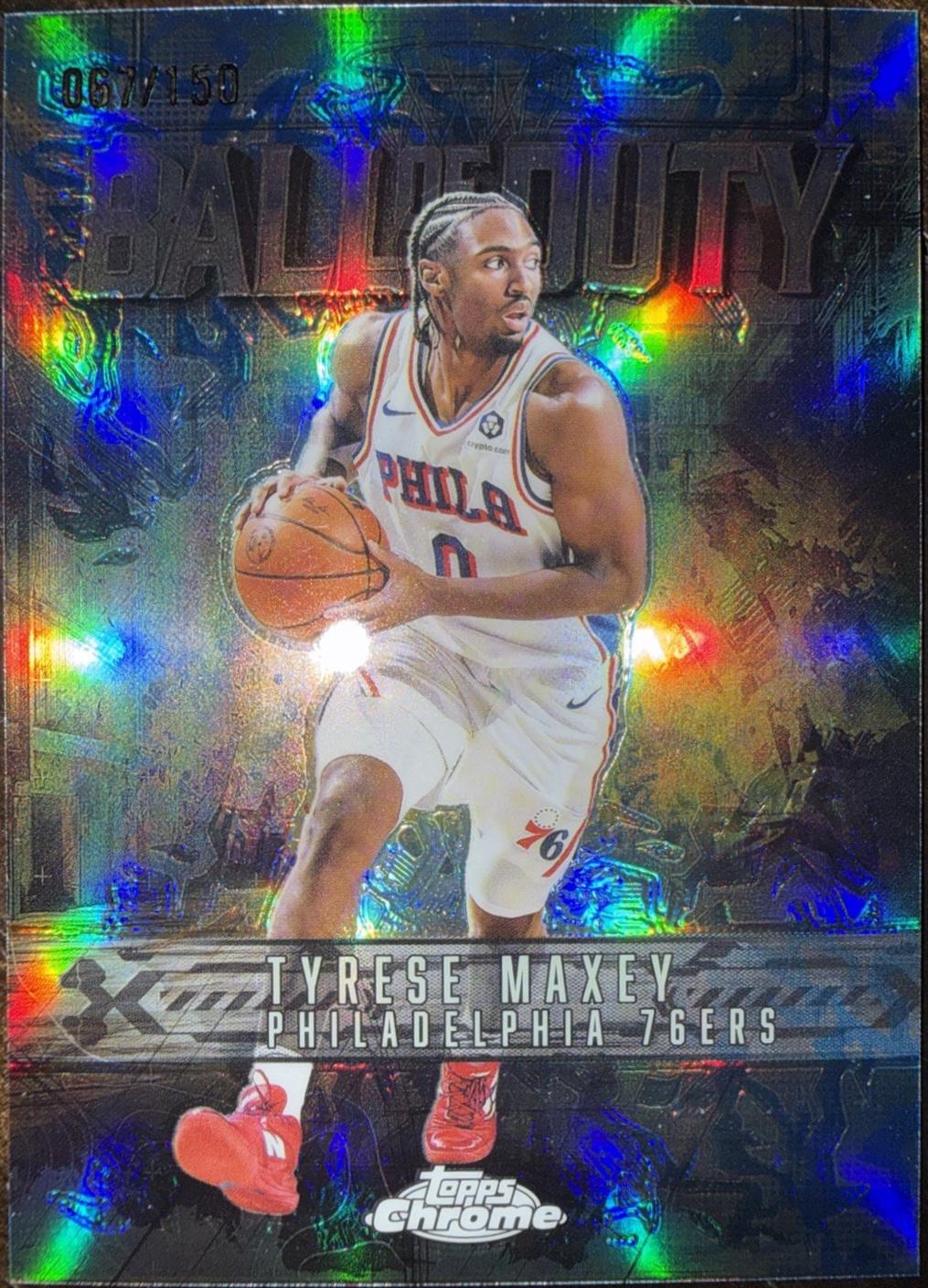 Tyrese Maxey [Blue Refractor] #BD-10