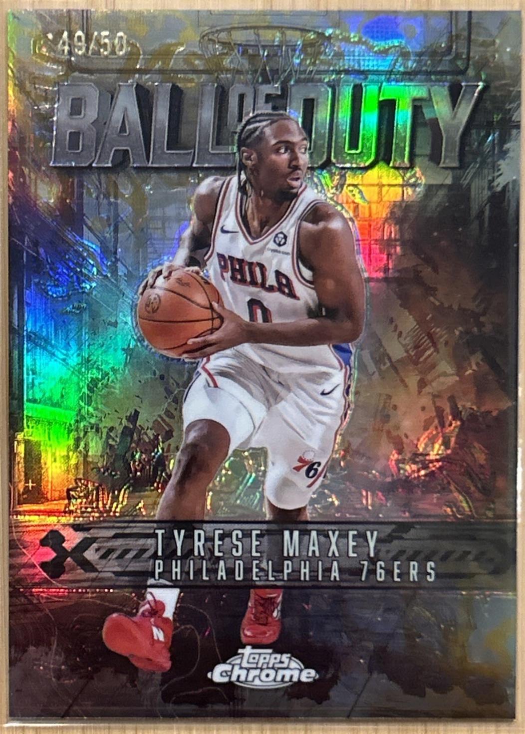 Tyrese Maxey [Gold Refractor] #BD-10