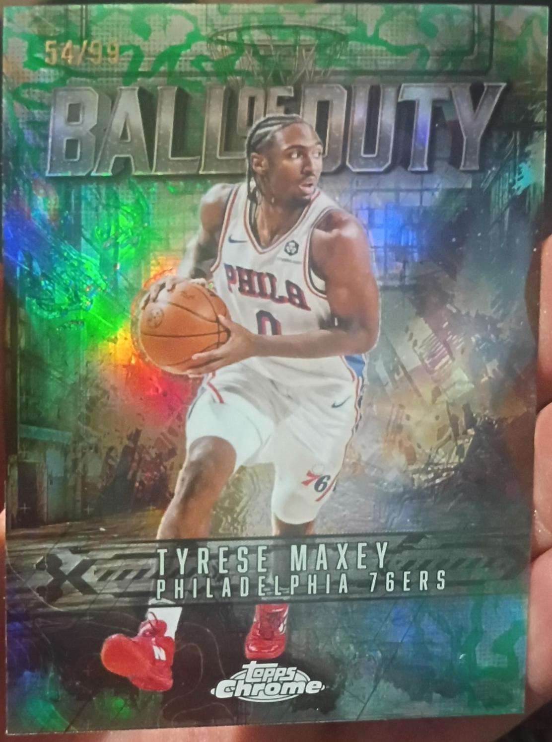 Tyrese Maxey [Green Refractor] #BD-10