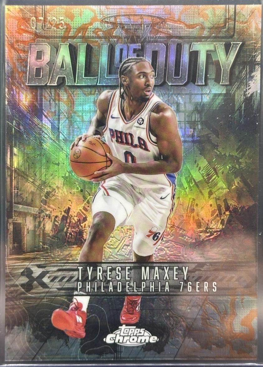 Tyrese Maxey [Orange Refractor] #BD-10