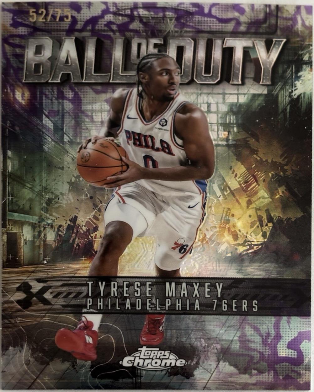 Tyrese Maxey [Purple Refractor] #BD-10
