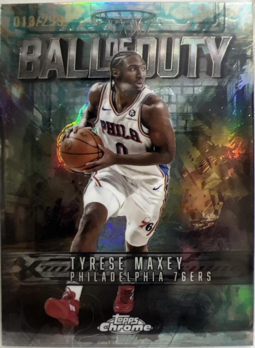 Tyrese Maxey [Teal Refractor] #BD-10