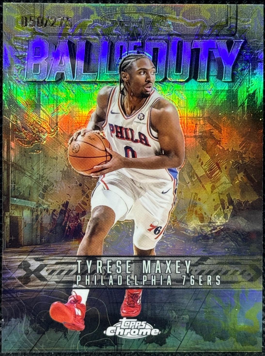 Tyrese Maxey [Yellow Refractor] #BD-10