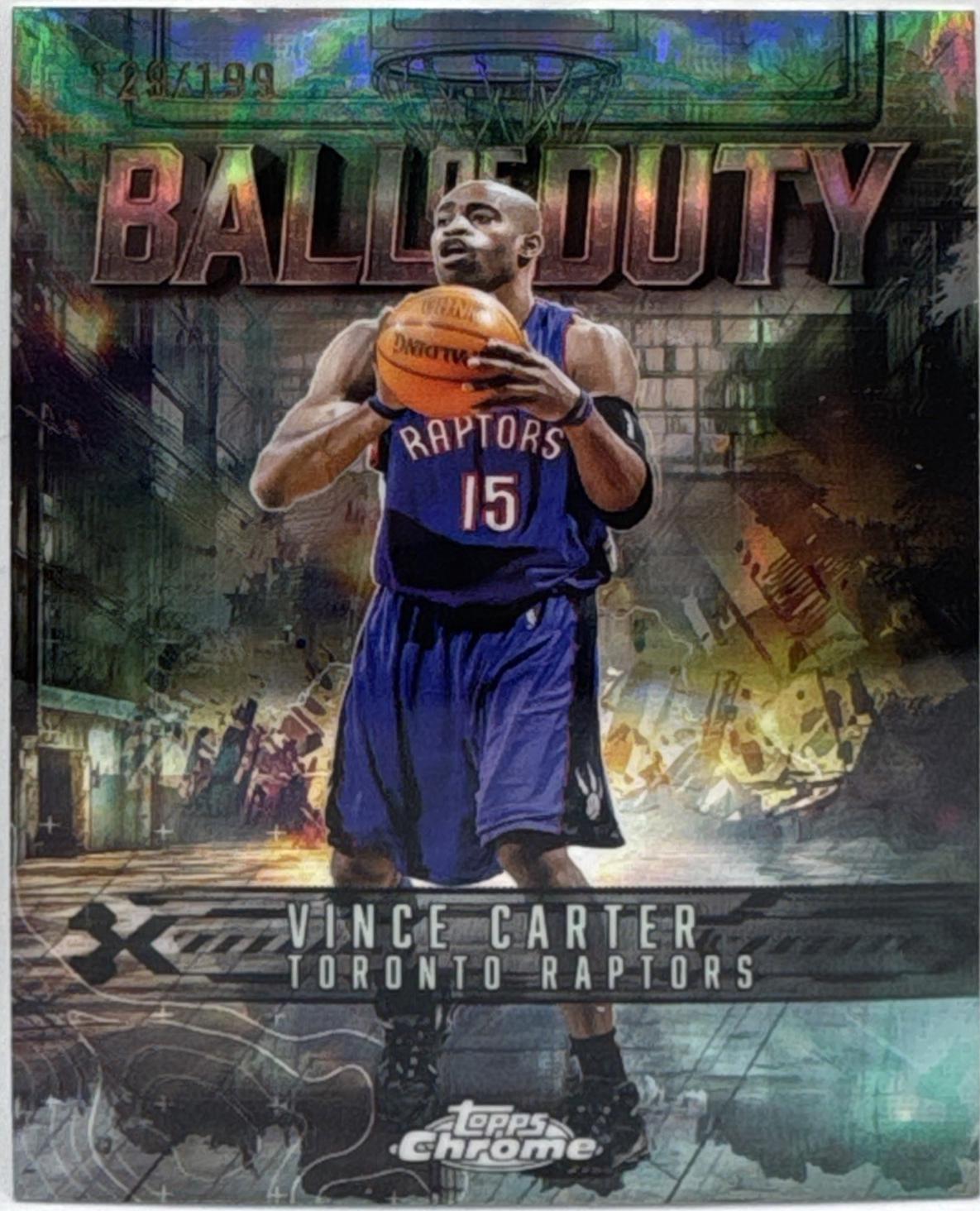 Vince Carter [Aqua Refractor] #BD-20