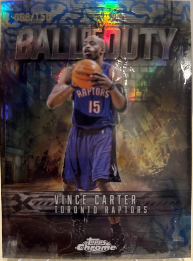 Vince Carter [Blue Refractor] #BD-20