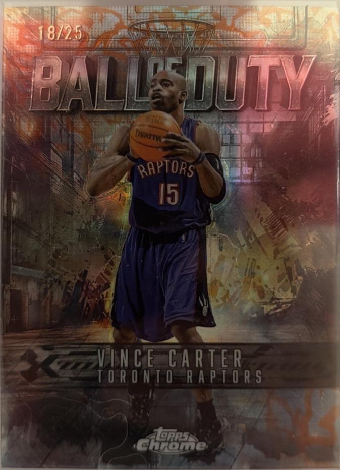 Vince Carter [Orange Refractor] #BD-20