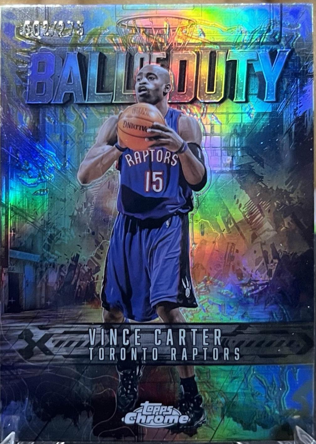 Vince Carter [Yellow Refractor] #BD-20