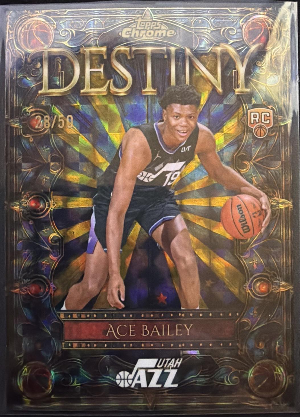 Ace Bailey [Refractor Gold Geometric] #D-5