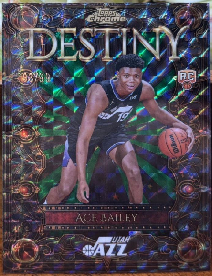 Ace Bailey [Refractor Green Geometric] #D-5