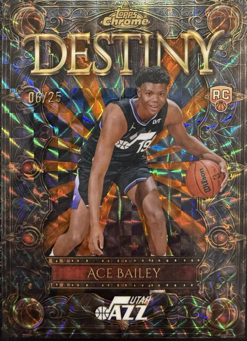 Ace Bailey [Refractor Orange Geometric] #D-5