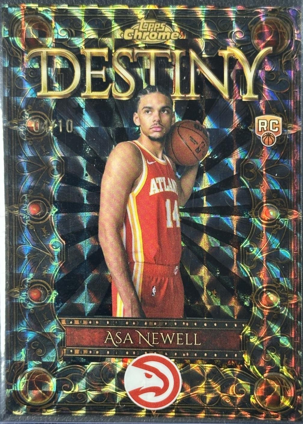 Asa Newell [Refractor Black Geometric] #D-19