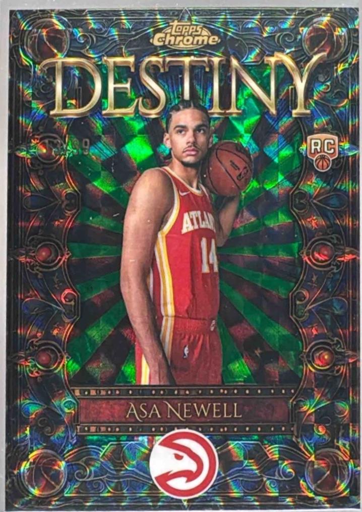 Asa Newell [Refractor Green Geometric] #D-19