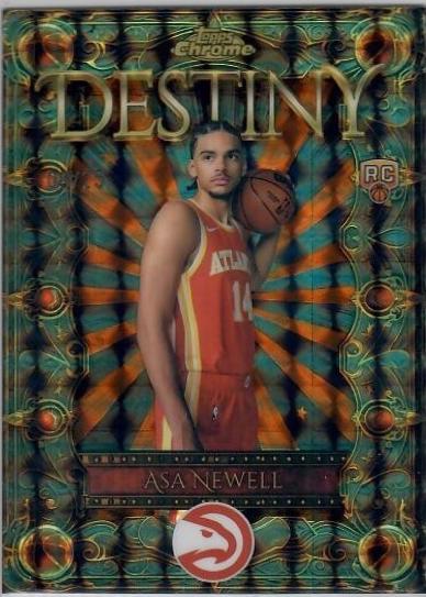 Asa Newell [Refractor Orange Geometric] #D-19