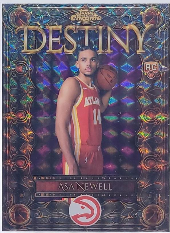 Asa Newell [Refractor Purple Geometric] #D-19