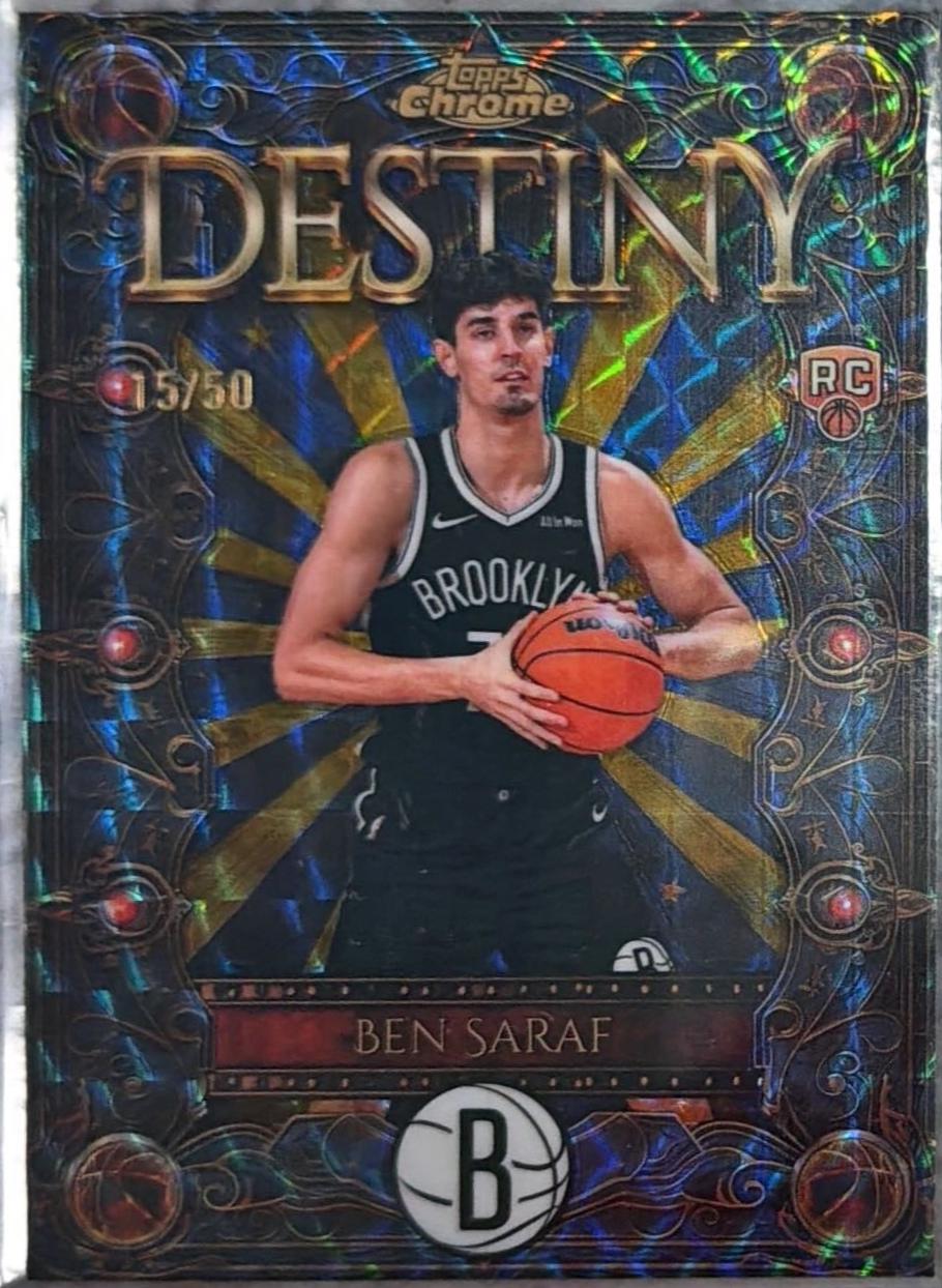 Ben Saraf [Refractor Gold Geometric] #D-24