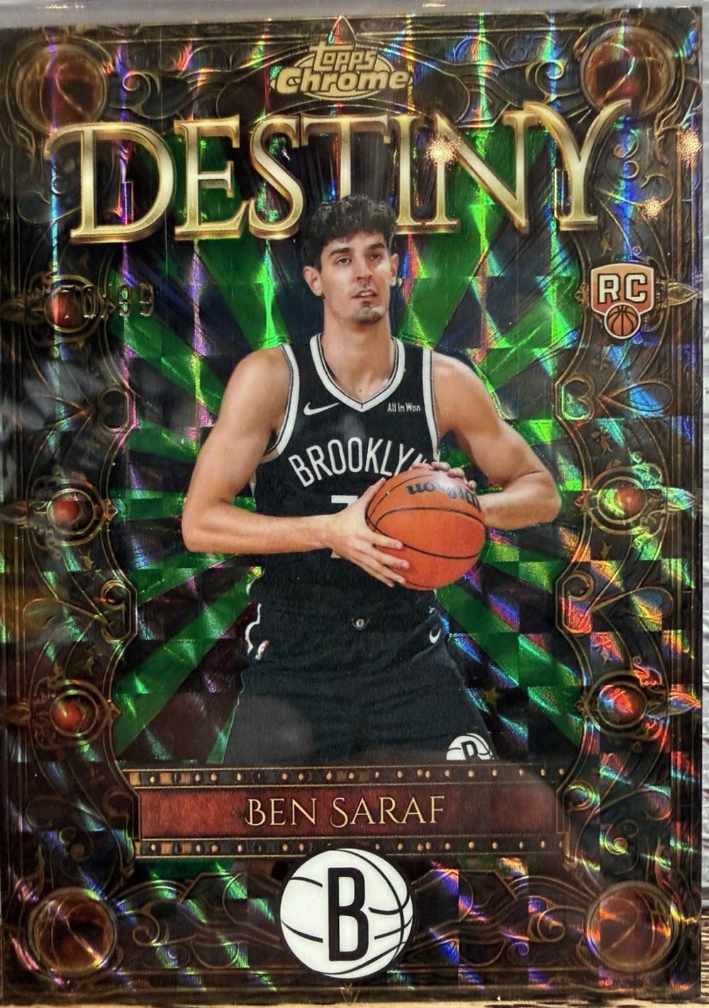 Ben Saraf [Refractor Green Geometric] #D-24
