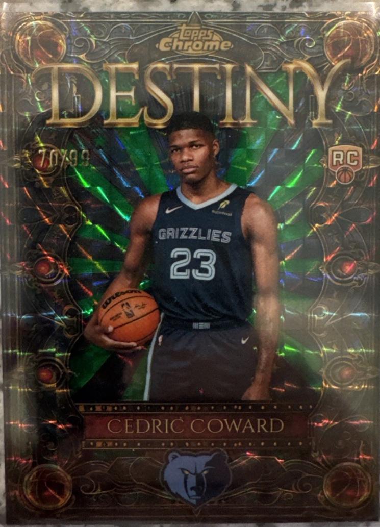 Cedric Coward [Refractor Green Geometric] #D-10
